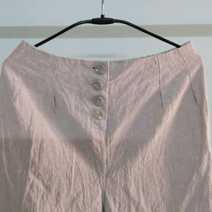 Linen Blend Formal Pants