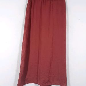 Rust Casual  Elastic Skirt (Women's)