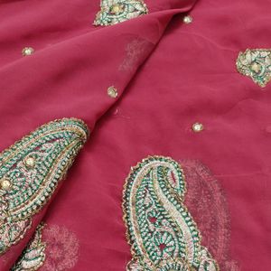 Rust Colour Saree