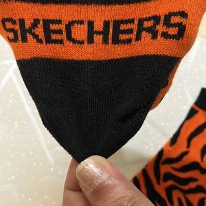 Skechers Orange Socks New