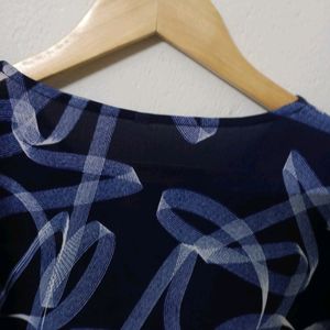 Trendy Blue Top For Women