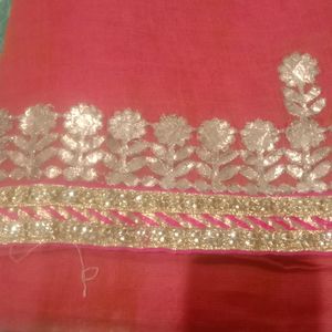 Gota Pti Orgena Saree