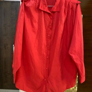 Red color shirt