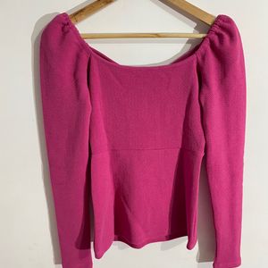 Tokyo Talkies Magenta Top