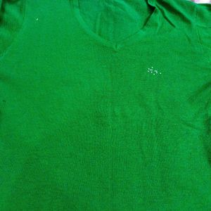 Green Sweatshirt For Women's