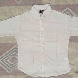 Office Formal Women Shirt White