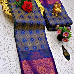 Combo Banarasi Silk Sarees.