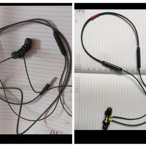 Combo Offer❤❤Bluetooth Headphone+wired Headphone