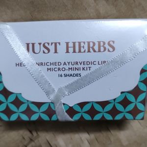 Just Herb Enriched Ayurvedic Lipstick Micro-Mini Kit