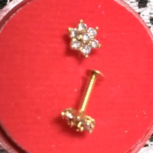 22 Carat Real Gold Earrings