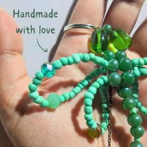 Handmade Beaded Dragonfly Keyring