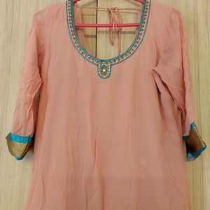 Beautiful Long Kurti With Dupatta