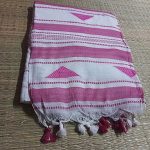 New Cotton Linen Saree Without blouse