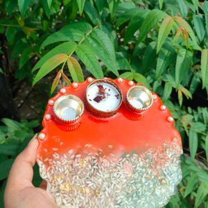 Resin Pooja Thali