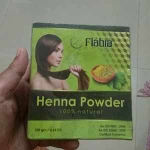 Flabia Henna Powder New, Unopened