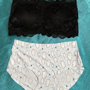 Tube Bra And Panty Set