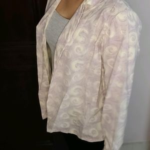 Women Printed Design Casual Open Shrug