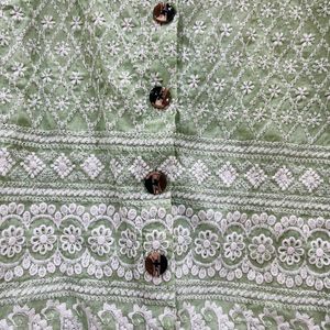 Short Chikankari Kurti