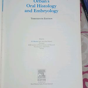 Orban's Oral Histology And Embryology 13th Edition