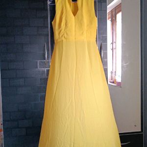 Yellow Color Slit Kurta