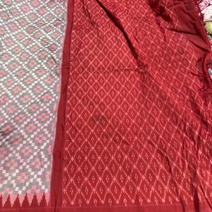 Pure Silk Ikkat Saree