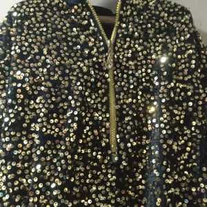 Gold Sequins Kurta