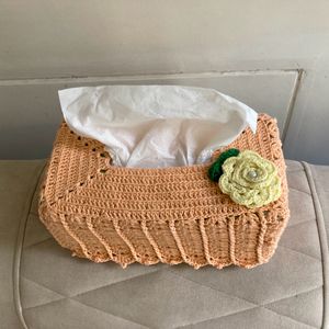 Crochet Tissue Box Cover.