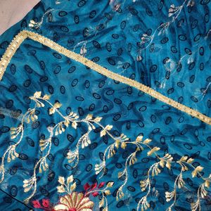 Double Shaded Light Embroidered Saree