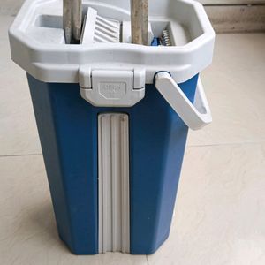 Plastic Mop with Bucket for Floor Cleaning