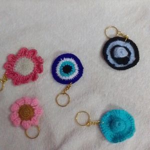 Crochet keychains