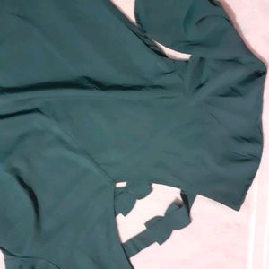 Beautiful Sea Green Coloured Top That Adds Grace