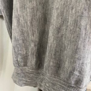 Grey Pullover Long Sleeve Top