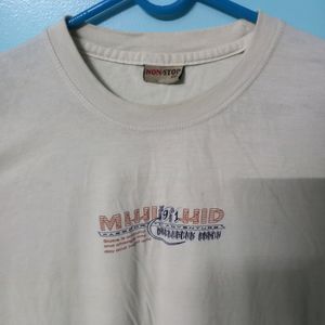 Men White T-Shirt