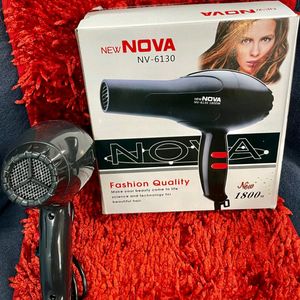 NewNova New 1800w Hair Driar ,Blows Hot, Cold Air