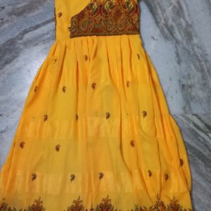 yellow frock