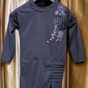 Black Designer Top For Women And Girls