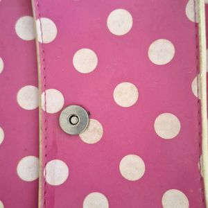 Pink Polka Dot PURSE kids