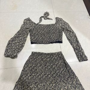 Skirt Top Set