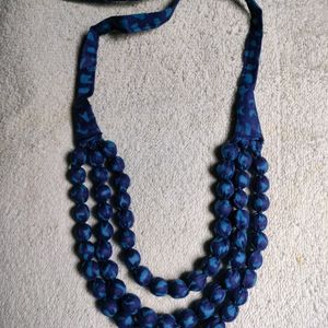 New Indigo lohri necklace