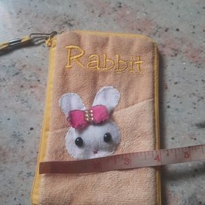 Cute Rabbit Mobile Pouch