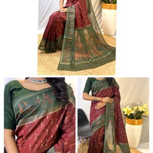 Soft Chanderi silk sarees with super fine weaves