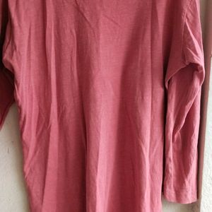 Plain Tshirt With 3/4th Sleeves