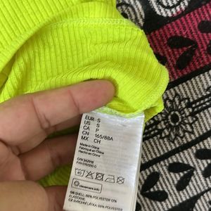 Fluorescent H&m Green Top