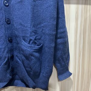 Burberry London Navy Blue Cardigan