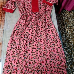 Floral Print Kurta