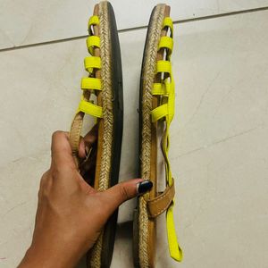 Target Yellow Sandals
