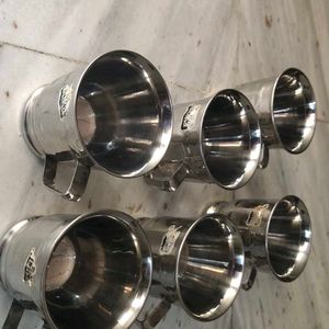 Steel Tea Cup Set