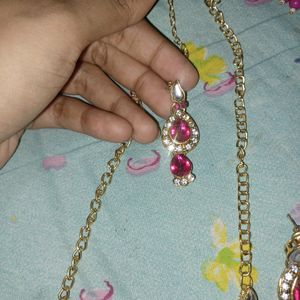 Pink Jewellary Set