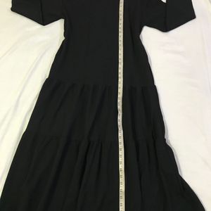 Korean Simple Black Dress Bust 34-38