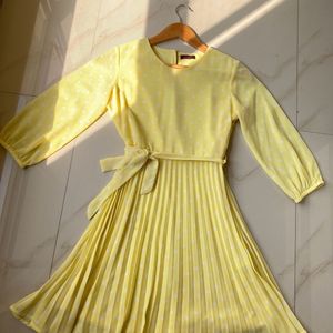 Cute Yellow Polka Dot Dress